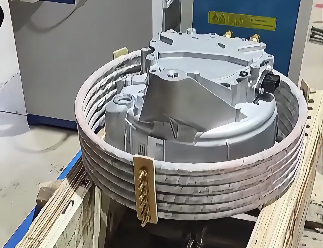 中頻加熱電機鋁殼熱配合熱裝工藝看多了，這次帶來一個異形電機鋁殼熱拆工藝